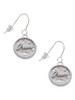 3 Merry Monkeys Stainless Steel 1.3" Cross - French Earrings