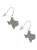 3 Merry Monkeys Stainless Steel Texas Shape - French Earrings