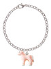 3 Merry Monkeys Resin Pink Pony - Charm Bracelet