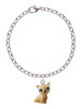 3 Merry Monkeys Resin Siamese Cat - Charm Bracelet