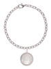 3 Merry Monkeys Silvertone To the World You are a Mother Round Locket - Charm Bracelet