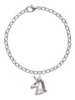 3 Merry Monkeys Silvertone 3-D Unicorn Head - Charm Bracelet