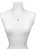 3 Merry Monkeys Goldtone Disc 1/2'' Initial - z - Charm Necklace
