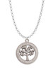 3 Merry Monkeys Stainless Steel Trust in the Lord Tree of Life - Charm Necklace