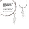 3 Merry Monkeys Silvertone Large White Enamel Angel Wing - Clip on Charm