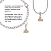 3 Merry Monkeys Goldtone Mini Year 2028 - Clip on Charm