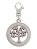 3 Merry Monkeys Stainless Steel Trust in the Lord Tree of Life - Clip on Charm