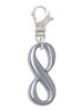 3 Merry Monkeys Stainless Steel Infinity Sign - Clip on Charm