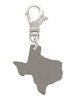 3 Merry Monkeys Stainless Steel Texas Shape - Clip on Charm