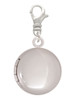 3 Merry Monkeys Silvertone 20mm Round Locket - Clip on Charm