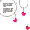 3 Merry Monkeys Resin Hot Pink Flamingo - Clip on Charm