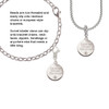 3 Merry Monkeys Engraved Explore Dream Discover Disc - Clip on Charm