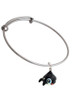 3 Merry Monkeys Resin Killer Whale - Charm Bangle Bracelet