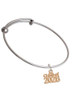 3 Merry Monkeys Goldtone Class of 2028 - Charm Bangle Bracelet