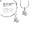 Large ''Best Friend'' Heart Rope Charm Bead Dangle