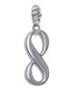 3 Merry Monkeys Stainless Steel Infinity Sign - Rope Charm Bead Dangle