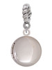 3 Merry Monkeys Silvertone 13.5mm Round Locket - Rope Charm Bead Dangle