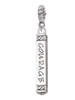 3 Merry Monkeys Courage Strength Wisdom Honesty - Bar - Rope Charm Bead Dangle