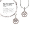 3 Merry Monkeys Stainless Steel Tree of Life in Eternity Circle - Rope Charm Bead Dangle