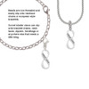 True Love Infinity Sign Rope Charm Bead Dangle