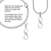 Love Infinity Sign Rope Charm Bead Dangle