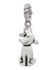 2-D Dog Rope Charm Bead Dangle