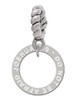 Joshua 1:9 Eternity Ring Rope Charm Bead Dangle