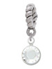 Crystal Clear Channel Drop Rope Charm Bead Dangle