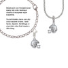 Football Helmet - 2 Sided Rope Charm Bead Dangle