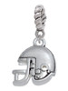 Football Helmet - 2 Sided Rope Charm Bead Dangle