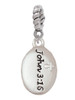 Bible Verse John 3:16 Rope Charm Bead Dangle