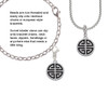 Black Chinese Blessing Rope Charm Bead Dangle