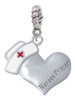 Nurse's Prayer Heart - Lord Guide Rope Charm Bead Dangle