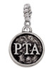 Physical Therapist Caduceus Seal - PTA Rope Charm Bead Dangle