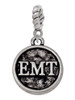 Medical Caduceus Seal - EMT Rope Charm Bead Dangle