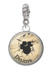 Domed Music - Drums Rope Charm Bead Dangle