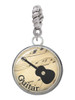 Domed Music - Guitar Rope Charm Bead Dangle
