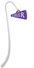 Acrylic 1.25" Purple Cheer Megaphone Charm Bookmark
