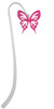 Acrylic Medium Cut Out Butterfly Magenta Charm Bookmark