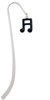 Black Sixteenth Note Charm Bookmark