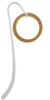 Acrylic 1 1/2" Ring Gold Tone Charm Bookmark