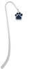 Large Navy Blue Paw Charm Bookmark