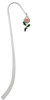 Pink Rose Flower Charm Bookmark
