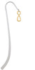 Medium Elegant Gold Tone Infinity Sign Charm Bookmark