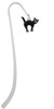 Arching Black Cat Charm Bookmark