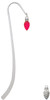 Christmas Lights - Hot Pink Resin Charm Bookmark
