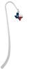 Texas with Rope Border Charm Bookmark