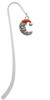 Small Crescent Moon Santa Charm Bookmark