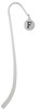 Capital Letter - F - Pebble Disc - Charm Bookmark