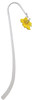 Yellow Hibiscus Flower Charm Bookmark